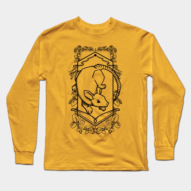 Lunar New Year - Rat Long Sleeve T-Shirt by Ibukai